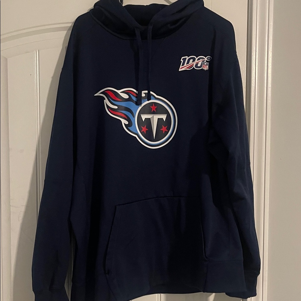 Nike Navy Blue Titans Hoodie